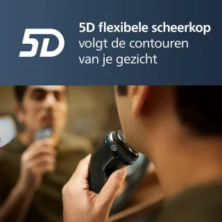 Philips Shaver 3000 Series S3343/13 Elektrisch Scheerapparaat Donkergrijs