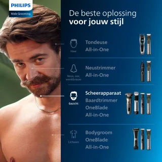 Philips Shaver 9000 Series S9976/55 Elektrisch Scheerapparaat Donkergrijs