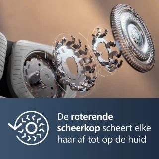 Philips Shaver 9000 Series S9976/55 Elektrisch Scheerapparaat Donkergrijs