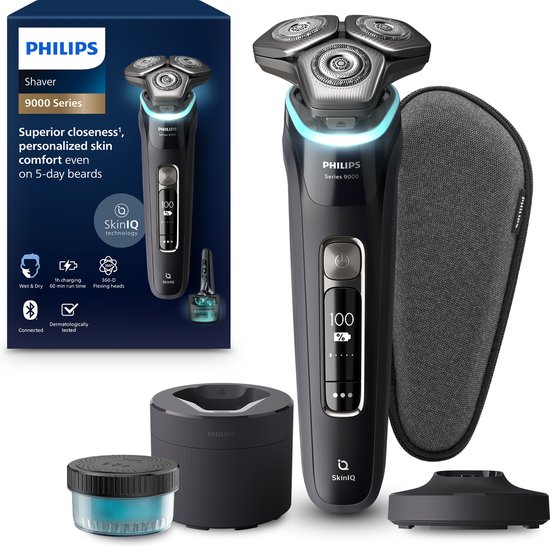 Philips Shaver 9000 S9976/55 – Slim, comfortabel en efficiënt scheren
