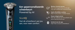 Philips Shaver i9000 Elektrisch Scheerapparaat X9003/30 Blauw