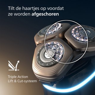 Philips Shaver i9000 Prestige XP9400/31 Elektrisch Scheerapparaat Zwart