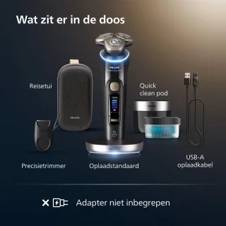 Philips Shaver i9000 Prestige XP9400/31 Elektrisch Scheerapparaat Zwart