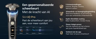 Philips Shaver i9000 Prestige XP9400/31 Elektrisch Scheerapparaat Zwart