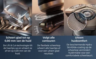 Philips Shaver S9000 Prestige SP9883/35 Elektrisch Scheerapparaat