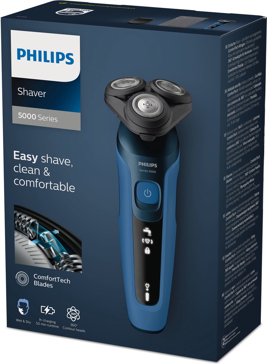 Wat vinden we goed aan de Philips SHAVER Series 5000 Elektrisch scheerapparaat