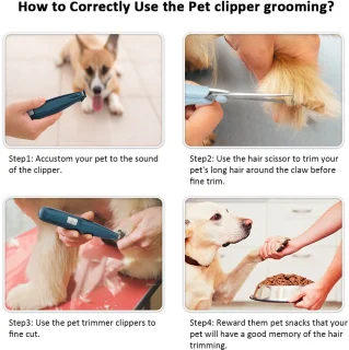 Poottrimmer voor honden en katten — elektrische trimmer
