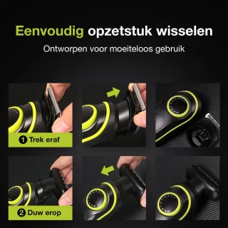 Primegoody 6-in-1 Bodygroomer Baard- en Bodytrimmer Heren