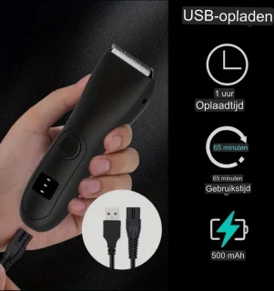 Professionele Baard- en Bodytrimmer Zwart