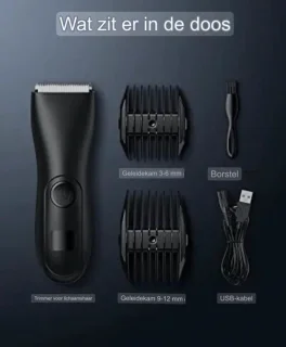 Professionele Baard- en Bodytrimmer Zwart