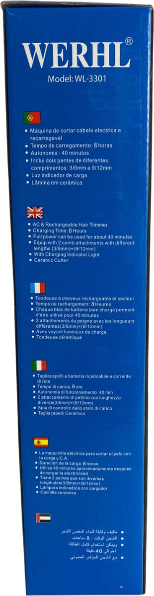 Wat vinden we goed aan de Professionele Scheer- & Baardtrimmer Set Blauw