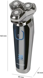 ProfiCare HR 3023 roterend scheerapparaat met trimmer chroom
