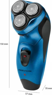 ProfiCare PC-HR 3053 oplaadbaar scheerapparaat blauw