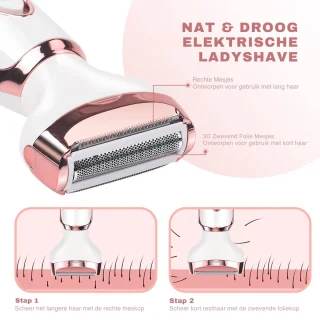 Pumpify Ladyshave 4-in-1 voor Vrouwen