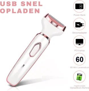 Pumpify Ladyshave 4-in-1 voor Vrouwen