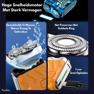 PureVolt Mini Elektrisch Scheerapparaat