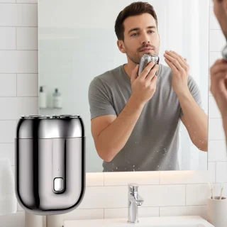 QTTVBTNA Mini scheerapparaat 2-kops