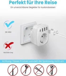 Reisadapter Zuid-Afrika (Type M)