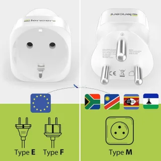 Reisadapter Zuid-Afrika Type M