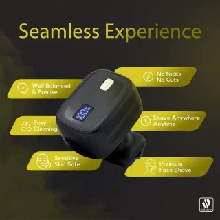 RFWR® Draadloos Gezichtsscheerapparaat voor Mannen