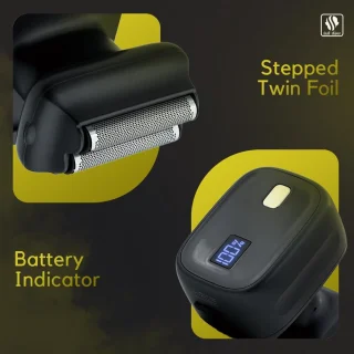 RFWR® Draadloos Gezichtsscheerapparaat voor Mannen