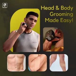 RFWR® Draadloos Gezichtsscheerapparaat voor Mannen