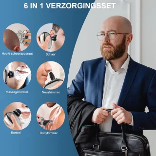 Roterend Elektrisch Hoofdscheerapparaat voor Mannen