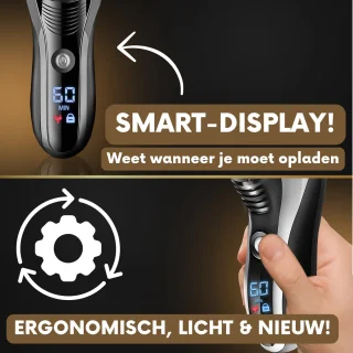 Sansbeaute S1111 2-in-1 Elektrisch Scheerapparaat en Trimmer voor Mannen