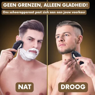 Sansbeaute S1111 2-in-1 Elektrisch Scheerapparaat en Trimmer voor Mannen