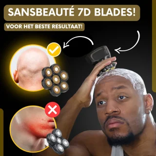 Sansbeauté SkullSharp Classic 6-in-1 Electrisch Scheerapparaat & Trimmer