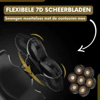 Sansbeauté SkullSharp Classic 6-in-1 Electrisch Scheerapparaat & Trimmer