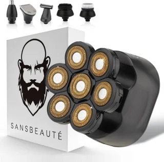 Sansbeauté SkullSharp Classic 6-in-1 Electrisch Scheerapparaat & Trimmer