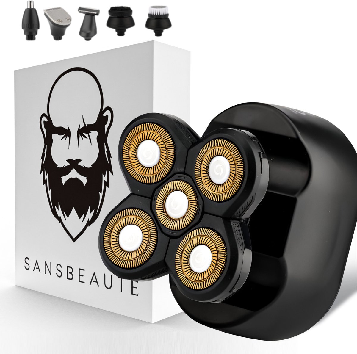 De Sansbeauté SkullSharp Classic 6-in-1 Scheerapparaat & Trimmer in één oogopslag