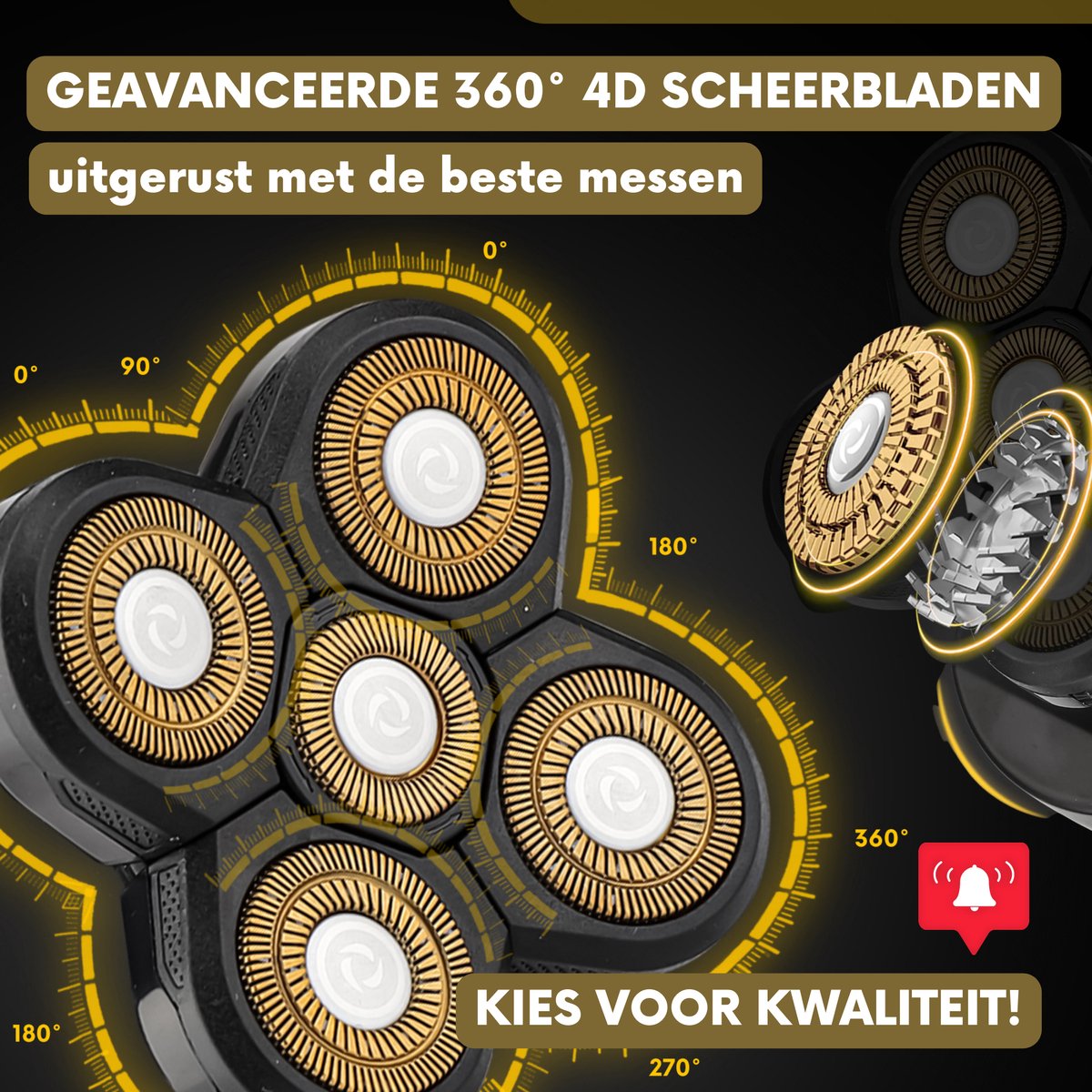 Wat vinden we goed aan de Sansbeauté SkullSharp Classic 6-in-1 Scheerapparaat & Trimmer