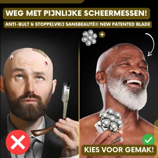 Sansbeauté SkullSharp MAX 6-in-1 Elektrisch Scheerapparaat