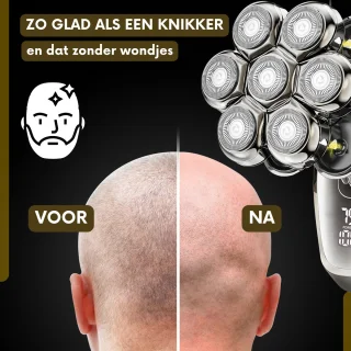 Sansbeauté SkullSharp MAX 6-in-1 Elektrisch Scheerapparaat