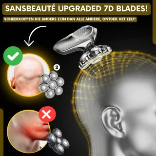 Sansbeauté SkullSharp MAX 6-in-1 Elektrisch Scheerapparaat