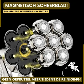 Sansbeauté SkullSharp MAX 6-in-1 Elektrisch Scheerapparaat