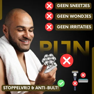 Sansbeauté SkullSharp MAX 6-in-1 Elektrisch Scheerapparaat