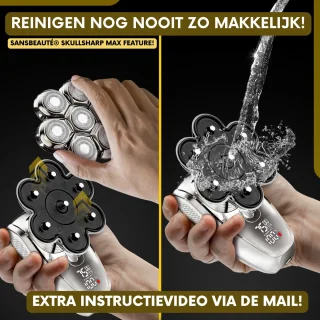 Sansbeauté SkullSharp MAX 6-in-1 Elektrisch Scheerapparaat