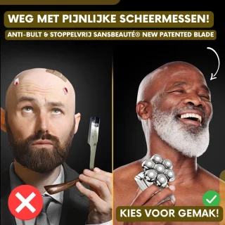 Sansbeauté SkullSharp MAX 6-in-1 Elektrisch Scheerapparaat voor Mannen