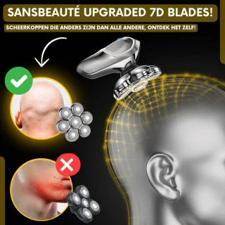Sansbeauté SkullSharp MAX 6-in-1 Elektrisch Scheerapparaat voor Mannen