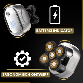 Sansbeauté SkullSharp Platinum 6-in-1 Elektrisch Scheerapparaat voor Mannen