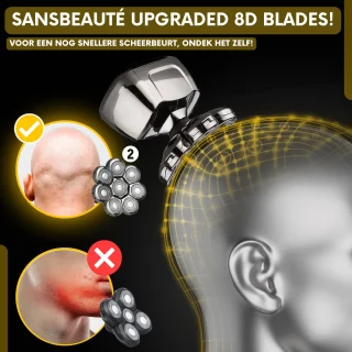 Sansbeauté SkullSharp PRO 6-in-1 Elektrisch Scheerapparaat Mannen