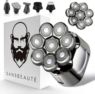 Sansbeauté SkullSharp PRO 6-in-1 Elektrisch Scheerapparaat Mannen