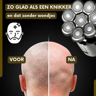Sansbeauté SkullSharp PRO 6-in-1 Elektrisch Scheerapparaat Mannen
