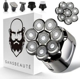 Sansbeauté SkullSharp PRO 6-in-1 Elektrisch Scheerapparaat Mannen