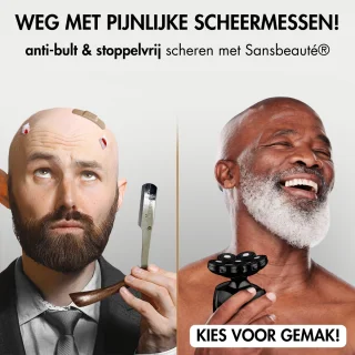 Sansbeauté SkullSharp PRO 6-in-1 Elektrisch Scheerapparaat voor Mannen