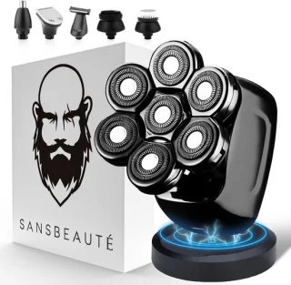 Sansbeauté SkullSharp PRO 6-in-1 Elektrisch Scheerapparaat voor Mannen