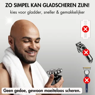 Sansbeauté SkullSharp PRO 6-in-1 Elektrisch Scheerapparaat voor Mannen